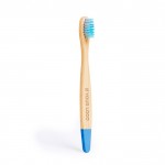 Brosse à dents pour enfants en bambou avec détails colorés vue principale