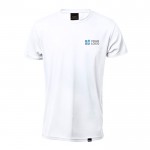 T-shirt personnalisé écologique RPET 135g/m2 avec zone d'impression
