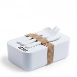 Lunch box écologique 100% compostable avec zone d'impression