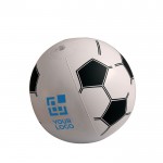 Ballon gonflable de style football rétro vue avec zone d'impression