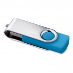 Clé USB personnalisée pas chère couleur bleu ciel