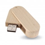 Clé USB bois personnalisable avec logo