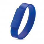 Bracelet USB personnalisée publicitaire couleur bleu