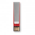  Clé USB personnalisée avec clip couleur rouge
