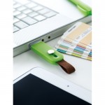 Clé USB haut de gamme pour professionnels verte branchée