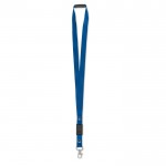 Tour de cou USB personnalisé pour entreprise couleur bleu