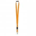 Tour de cou USB personnalisé pour entreprise couleur orange