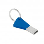 Clé USB personnalisée en silicone couleur bleu