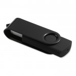 Clé USB publicitaire 3.0 pivotante couleur noire