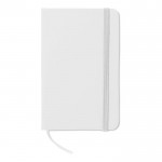 Carnet de poche avec pages à rayures couleur  blanc