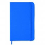 Carnet de poche avec pages à rayures couleur  bleu roi