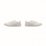 Zapatillas ligeras de cuero sintético con suela de goma talla 37 couleur blanc septième vue