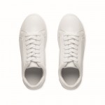 Zapatillas de cuero sintético ligeras con suela de goma talla 38 couleur blanc neuvième vue
