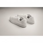Zapatillas en cuero sintético con suela de goma y ligeras talla 39 couleur blanc quatrième vue photographique