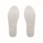 Zapatillas en cuero sintético con suela de goma y ligeras talla 39 couleur blanc dixième vue