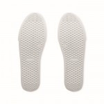 Zapatillas con suela de goma hechas de cuero sintético talla 40 couleur blanc dixième vue