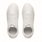 Zapatillas ligeras en cuero sintético con suela de goma talla 41 couleur blanc neuvième vue
