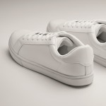Zapatillas en cuero sintético ligeras con suela de goma talla 42 couleur blanc quatrième vue photographique