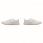 Zapatillas hechas de cuero sintético con suela de goma talla 43 couleur blanc septième vue