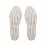 Zapatillas hechas de cuero sintético con suela de goma talla 43 couleur blanc dixième vue
