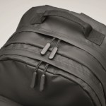 Mochila para portátil en poliéster RPET con bolsillos y acolchado 15'' couleur noir sixième vue photographique