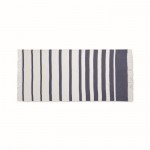 Serviette SEAQUAL® coton-polyester recyclés 300g/m² 70x140cm couleur bleu deuxième vue