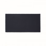 Serviette SEAQUAL® coton-polyester recyclés 500g/m² 70x140cm couleur bleu deuxième vue
