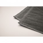 Serviette SEAQUAL® coton-polyester recyclés 500g/m² 70x140cm couleur gris cinquième vue photographique