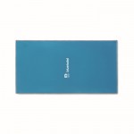 Serviette SEAQUAL® coton-polyester recyclés 500g/m² 70x140cm couleur turquoise deuxième vue principale
