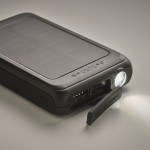 Cargador inalámbrico magnético 5W y powerbank con panel solar 5000 mAh couleur noir sixième vue photographique