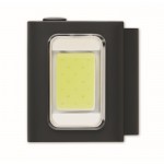 Minilinterna COB recargable con 6 modos, clip y cierre magnético couleur noir septième vue