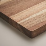 Tabla de cortar de madera de acacia con afilador de cuchillos couleur bois cinquième vue photographique