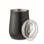 Vaso de acero inoxidable reciclado con tapa deslizante 500ml couleur noir