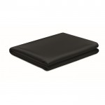 Mantel rectangular de poliéster para eventos 280x210cm 180 g/m2 couleur noir troisième vue