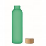 Botella de cristal personalizada de color 500ml Crystal Resistant couleur vert cinquième vue