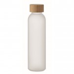 Botella de cristal personalizada de color 500ml Crystal Resistant couleur blanc