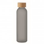Botella de cristal personalizada de color 500ml Crystal Resistant couleur gris