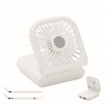 Ventilateur pliable pour bureau ou PC portable à 4 vitesses couleur blanc