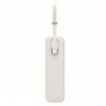 Powerbank avec dragonne et câble USB type-C 5 000 mAh couleur blanc septième vue