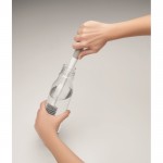 Goupillon en plastique nettoie bouteilles facile à utiliser couleur gris cinquième vue photographique