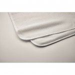 Serviette en coton blanc avec capuche pour bébé 300 g/m² couleur blanc quatrième vue photographique