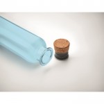 Bouteille Tritan Renew™ avec bouchon rond en liège 500 ml couleur bleu transparent sixième vue photographique