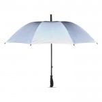 Parapluie imprimé réfléchissant moderne couleur argenté mat deuxième vue