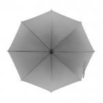 Parapluie imprimé réfléchissant moderne couleur argenté mat troisième vue