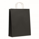 Grand sac papier cadeau coloré couleur noir