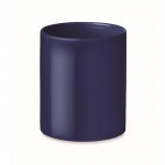 Tasse classique en céramique couleur bleu deuxième vue