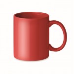 Tasse classique en céramique couleur rouge
