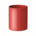 Tasse classique en céramique couleur rouge deuxième vue
