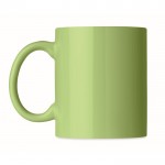 Tasse classique en céramique couleur vert quatrième vue