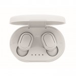 Écouteurs sans fil personnalisables blanc couleur blanc huitième vue